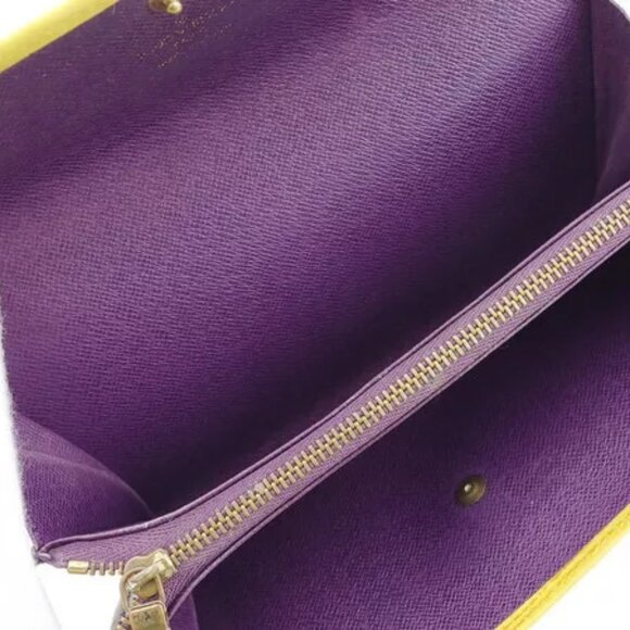 LOUIS VUITTON Long Wallet Epi Tassiri Epi Leather Authentic Used - Picture 10 of 10